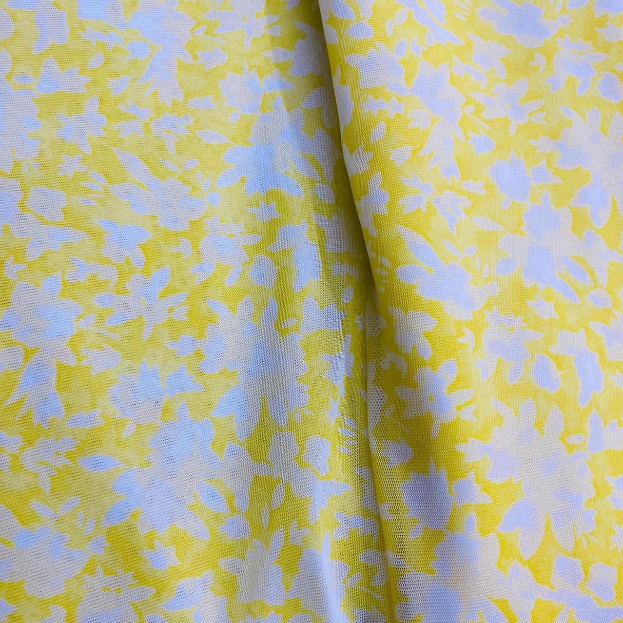 10 Metre Luxurious Soft Mesh Jersey - 55" (Yellow)