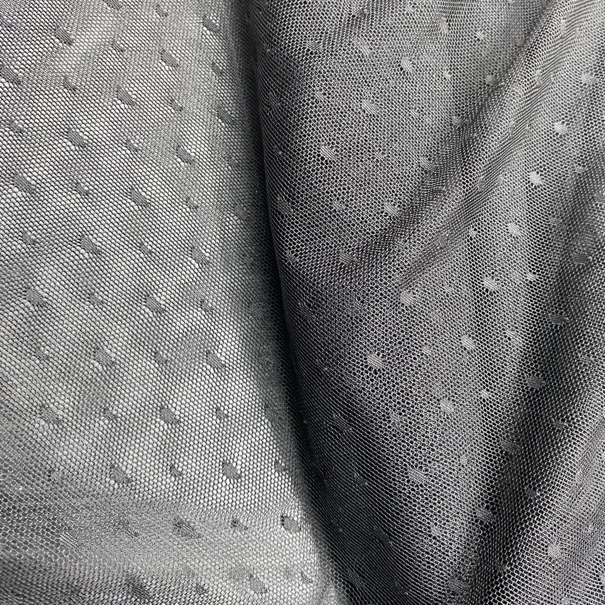 10 Metre Luxurious Soft Mesh Jersey - 55" (Black)