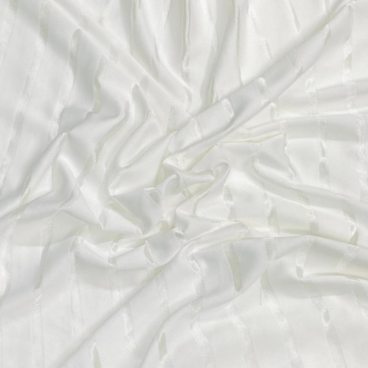 3 Metre Luxurious Soft Ribbed Jersey - 55" (Snow)