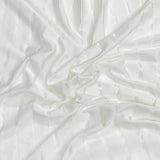 3 Metre Luxurious Soft Ribbed Jersey - 55" (Snow)