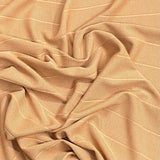 3 Metre Luxurious Soft Ribbed Jersey - 55" (Brown)
