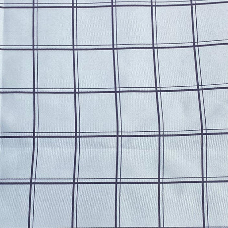 3 Metres Soft Micro-Fibre Fabric- 55" Wide (Grey Checks)