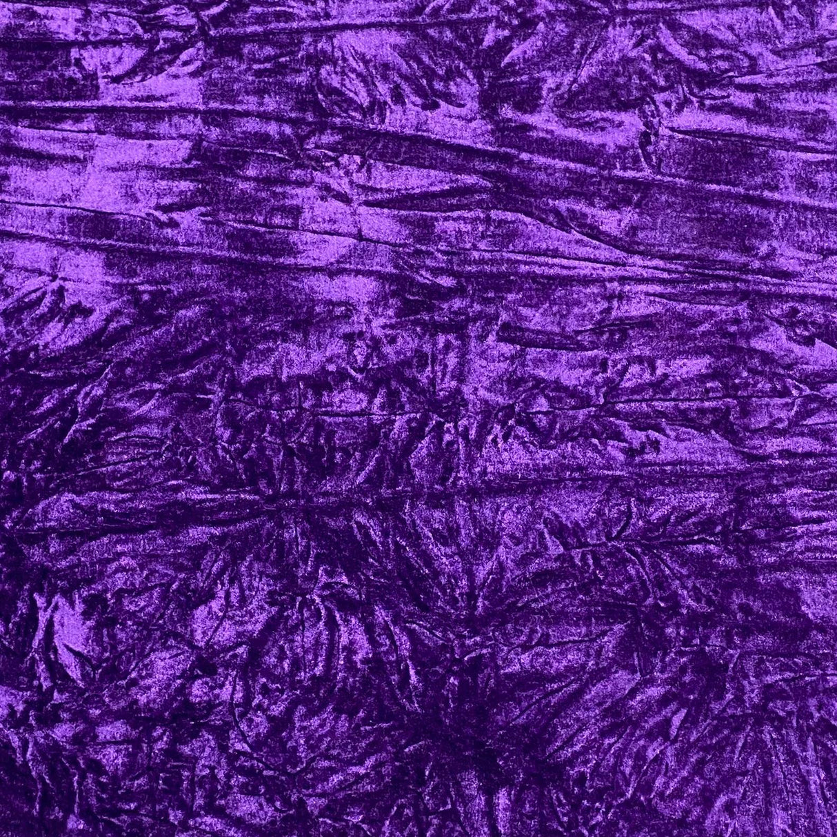 3 Metres Crushed Spandex Velvet 55" Wide (Deep Purple)