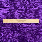 3 Metres Crushed Spandex Velvet 55" Wide (Deep Purple)