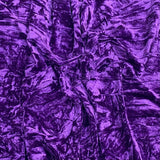 3 Metres Crushed Spandex Velvet 55" Wide (Deep Purple)