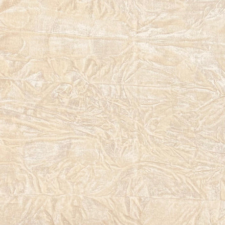 3 Metres Crushed Spandex Velvet 55" Wide (Cream)