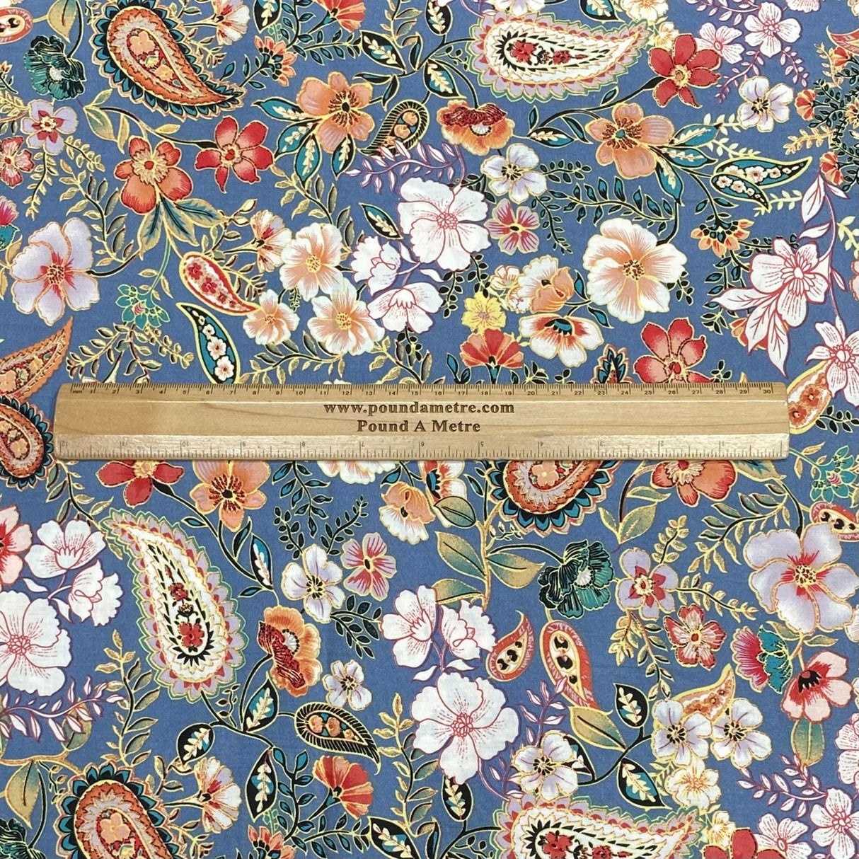 3 Metres, Premium Quality, Printed Dressmaking Viscose - 55" Wide (Amaryllis)