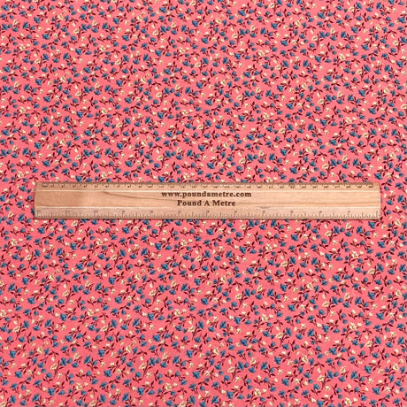 3 Metres, Premium Quality, Printed Dressmaking Viscose - 55" Wide (Poppy)