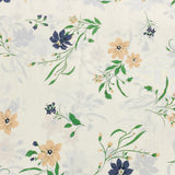 3 Metres, Premium Quality, Printed Dressmaking Viscose - 55" Wide (Carnation)