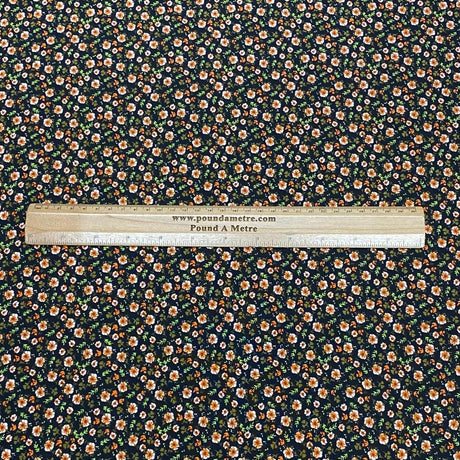 3 Metres, Premium Quality, Printed Dressmaking Viscose - 55" Wide (Anemone)