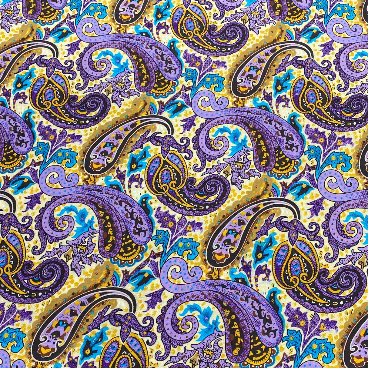 3 Metres, Premium Quality, Printed Dressmaking Viscose - 55" Wide (Gladiolus)