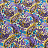 3 Metres, Premium Quality, Printed Dressmaking Viscose - 55" Wide (Gladiolus)