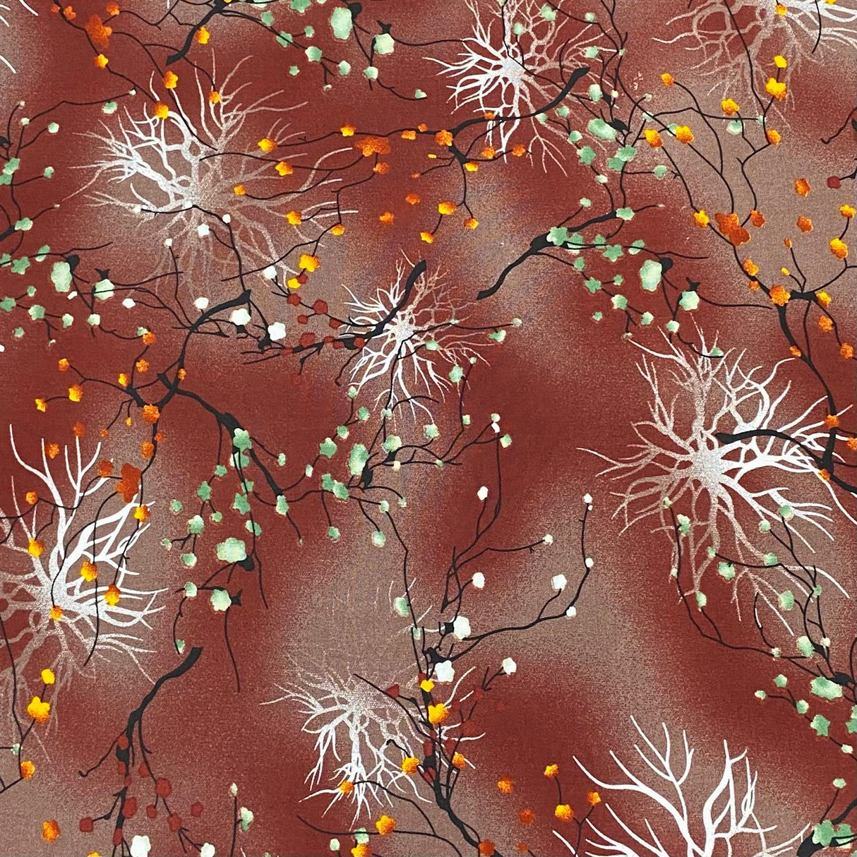 3 Metres, Premium Quality, Printed Dressmaking Viscose - 55" Wide (Snapdragon)