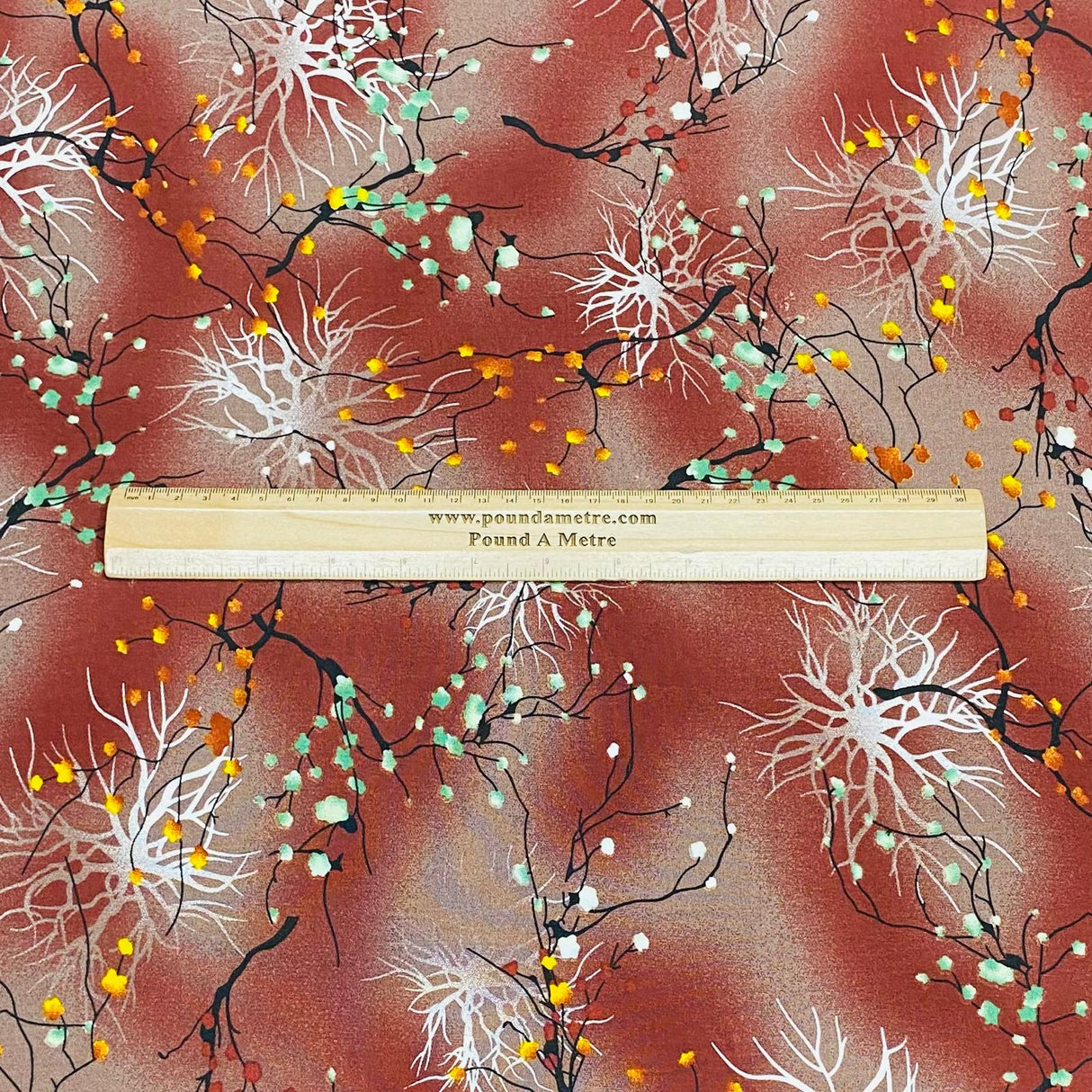 3 Metres, Premium Quality, Printed Dressmaking Viscose - 55" Wide (Snapdragon)