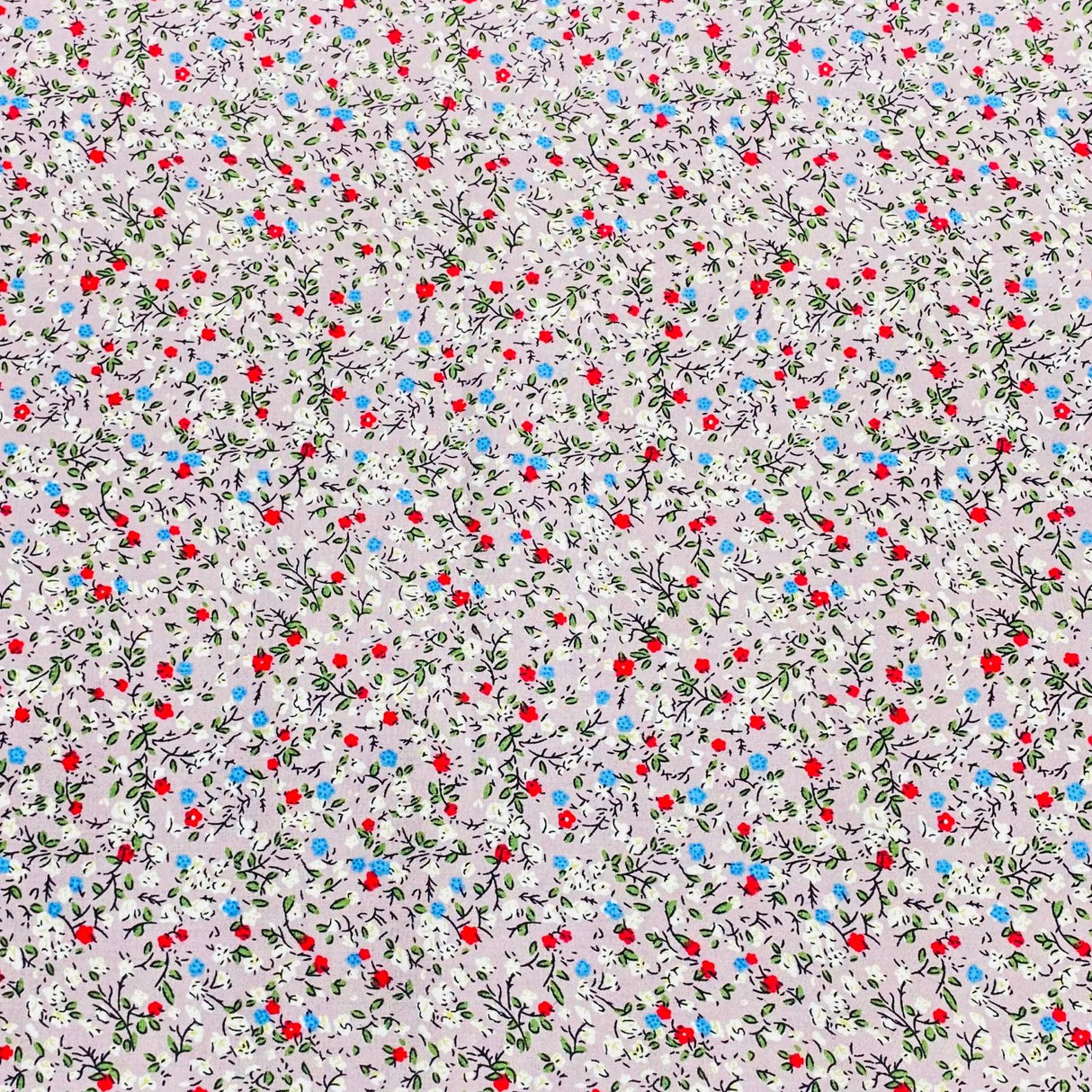3 Metres, Premium Quality, Printed Dressmaking Viscose - 55" Wide (Zinnia)