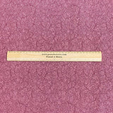 3 Metres, Premium Quality, Printed Dressmaking Viscose - 55" Wide (Burgundy)