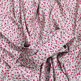 3 Metres, Premium Quality, Printed Dressmaking Viscose - 55" Wide (Lily)