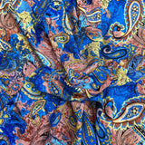 3 Metres, Premium Quality, Printed Dressmaking Viscose - 55" Wide (Paint Splash)