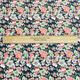 3 Metres Luxury Cotton Sateen - 45" Wide (Floral)
