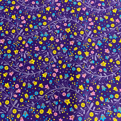 3 Metres Luxury Cotton Sateen - 45" Wide (Purple)
