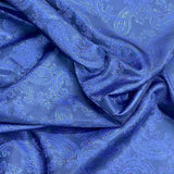 Two Tone Jacquard Fabric 55" (Blue)