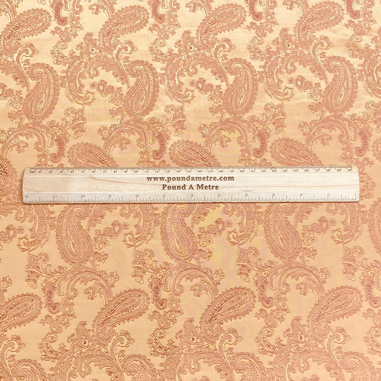 3 Metres Two Tone Jacquard Fabric 55" (Brown)