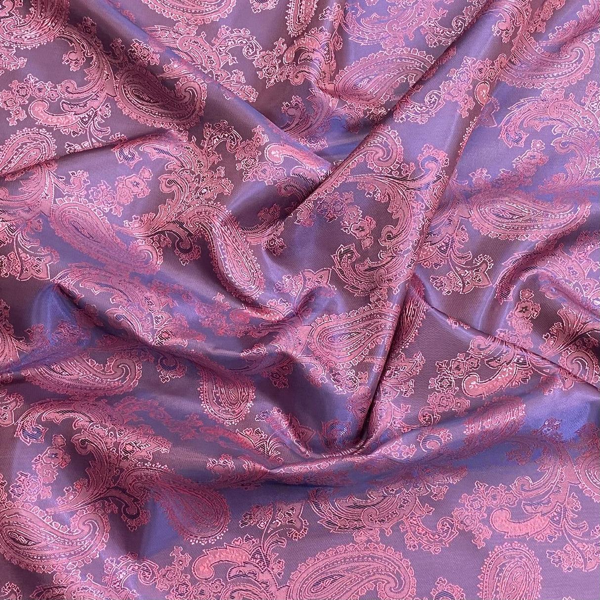 3 Metres Two Tone Jacquard Fabric 55" (Grape)
