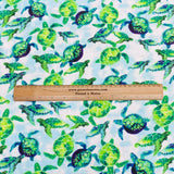 Per Metres High Quality Brushed Cotton - 45" Wide (Turtle)