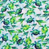 Per Metres High Quality Brushed Cotton - 45" Wide (Turtle)