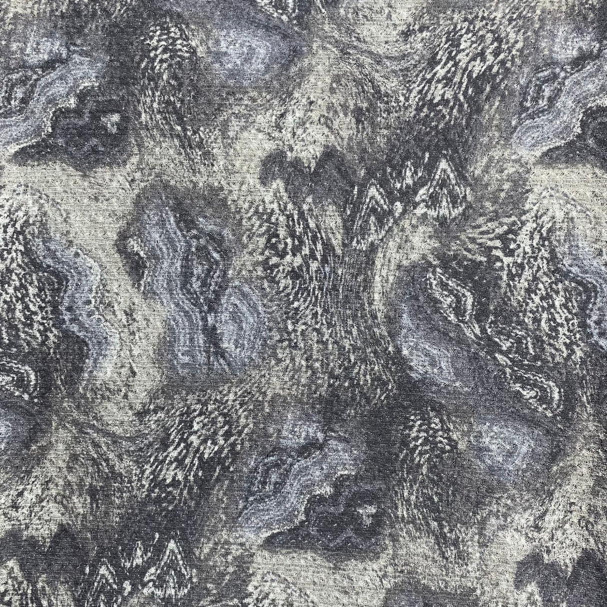 3 Metres Quality Printed Benjamin Knit Jersey - 55" Wide  (Grey)