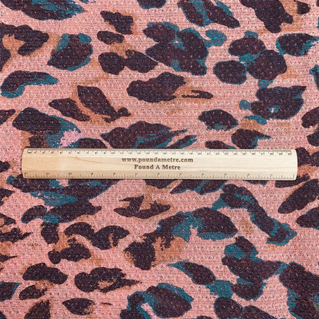3 Metres Quality Printed Benjamin Knit Jersey - 55" Wide  (Cheetah)