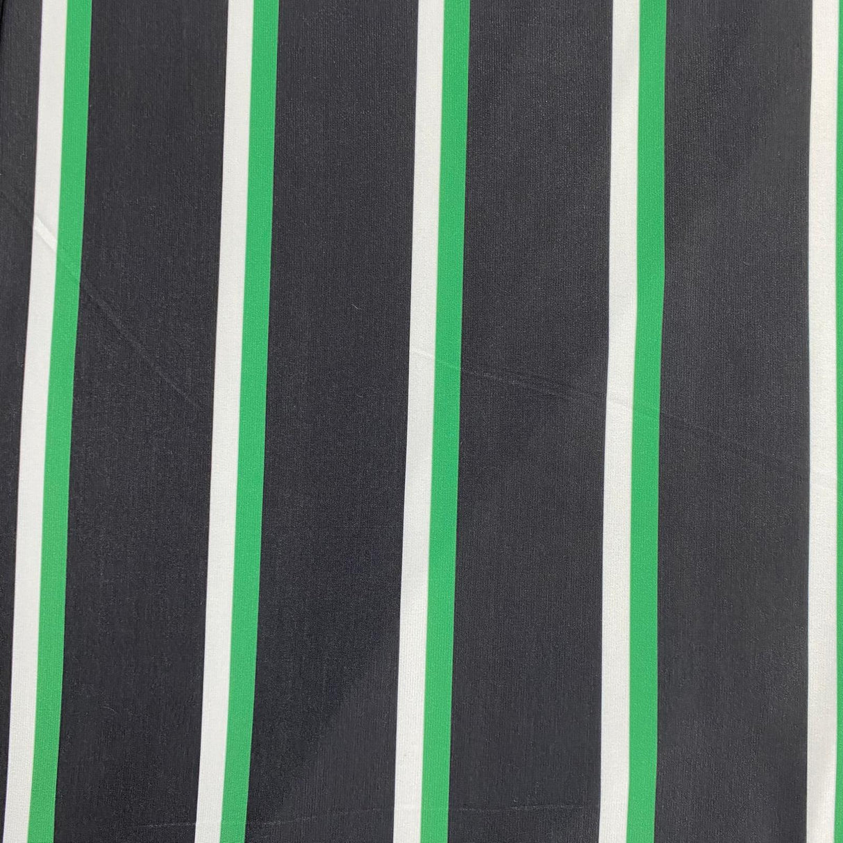 3 Metre Luxurious Soft Lycra Jersey - 55" (Black & Green)