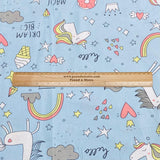 Per Metre Luxury Printed Quilting Cotton - (Sky)