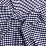 Per Metre Super Soft Polycotton Gingham 45" Wide (Navy& White)