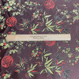 Per Metres Oriental Chinese Brocade - 45" Wide - (Brown)