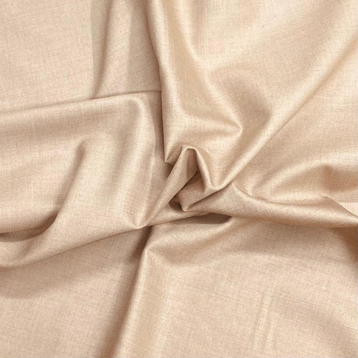 Per Metre Made For England Rayon Suiting 58" Wide - (Latte)