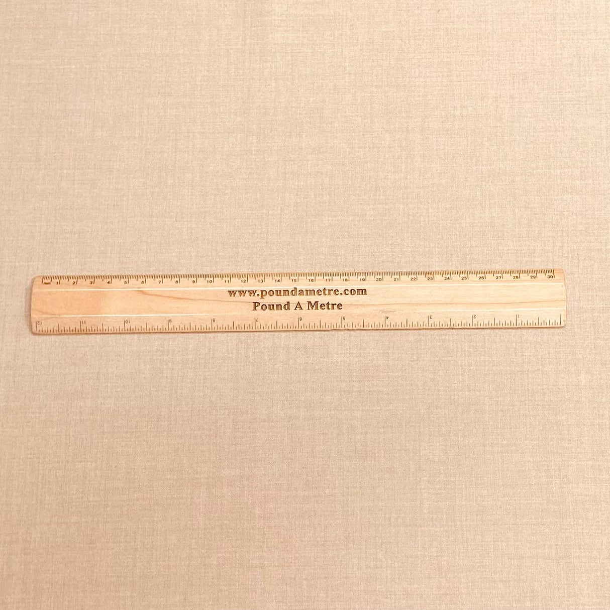 Per Metre Made For England Rayon Suiting 58" Wide - (Latte)