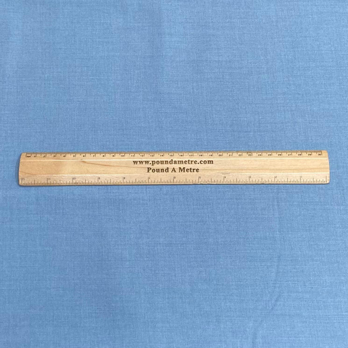 Per Metre Made For England Rayon Suiting 58" Wide - (Stonewashed Denim)