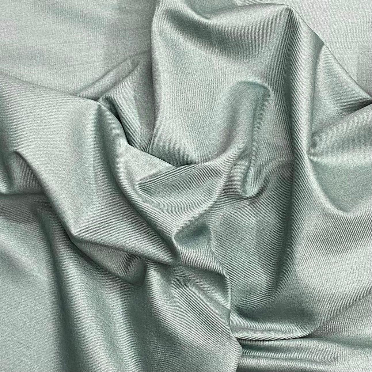 Per Metre Made For England Rayon Suiting 58" Wide - (Sage)