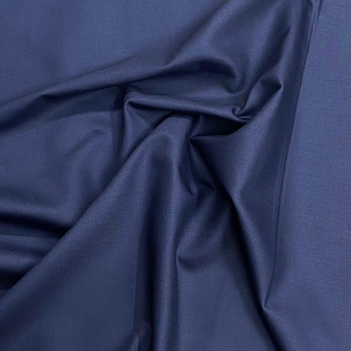 Per Metre Made For England Rayon Suiting 58" Wide - (Denim)