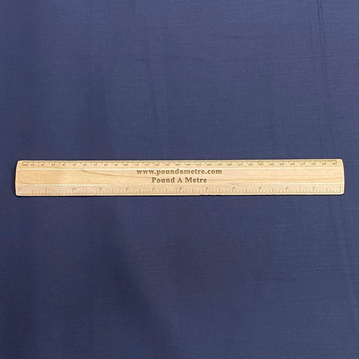 Per Metre Made For England Rayon Suiting 58" Wide - (Denim)