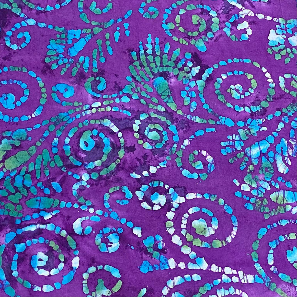 Premium Quality 100% Cotton Batik - 45" Wide (Purple)
