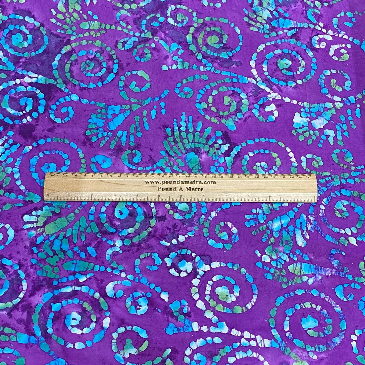 Premium Quality 100% Cotton Batik - 45" Wide (Purple)
