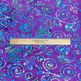 Premium Quality 100% Cotton Batik - 45" Wide (Purple)