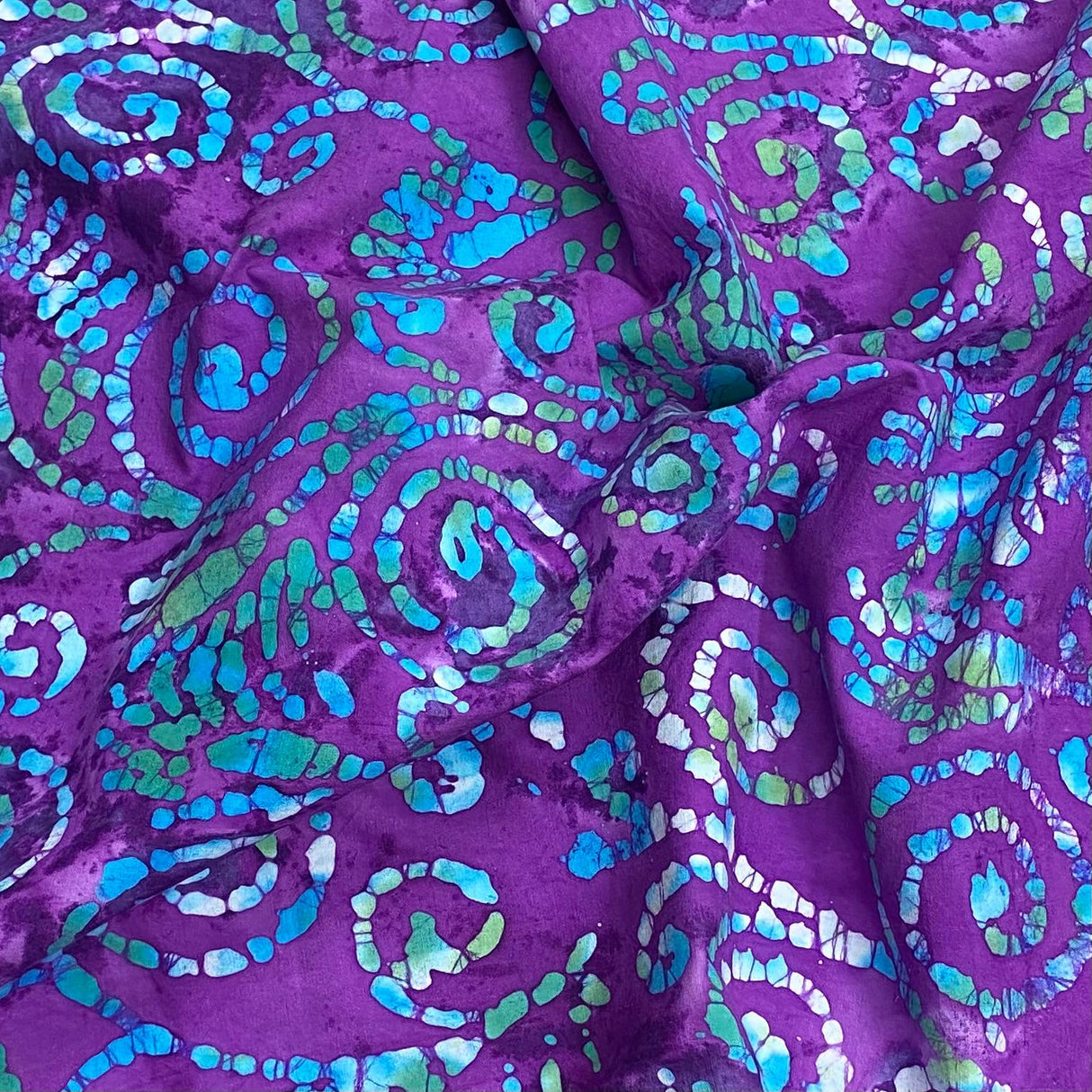 Premium Quality 100% Cotton Batik - 45" Wide (Purple)