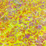 Premium Quality 100% Cotton Batik - 45" Wide (Yellow)