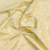 Per Metre Premium Quality Floral Drill  58" (Yellow)