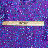Premium Quality 100% Cotton Batik - 45" Wide (Purple & Blue)