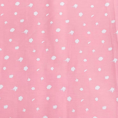 Per Metre Premium Quality Floral Drill  58" (Pink)
