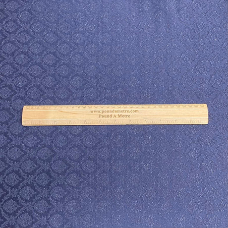Per Metre Luxury Brocade- 55” Wide (Navy)